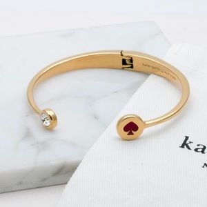 Kate Spade | Spot The Spade Open Hinge Cuff Bangle